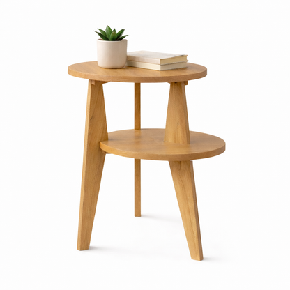 Smart Livin Ned Engineered Wood End Table - Virgin Oak