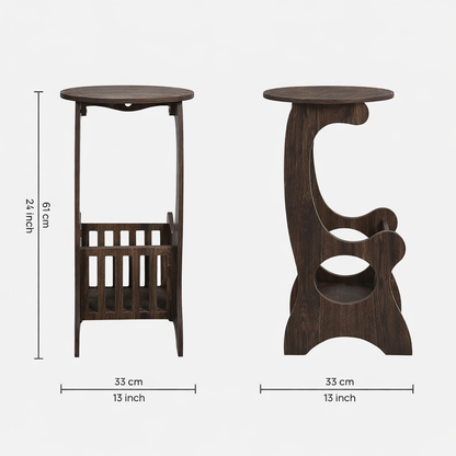 Smart Livin Milo Engineered Wood End Table - Auburn Oak