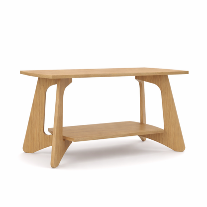 Smart Livin Arco Engineered Wood Coffee Table - Virgin Oak