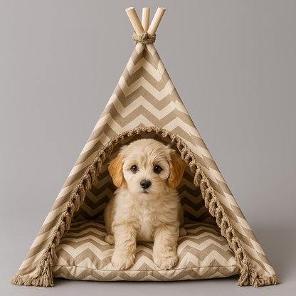 Zigzag Comfort Pet Tent
